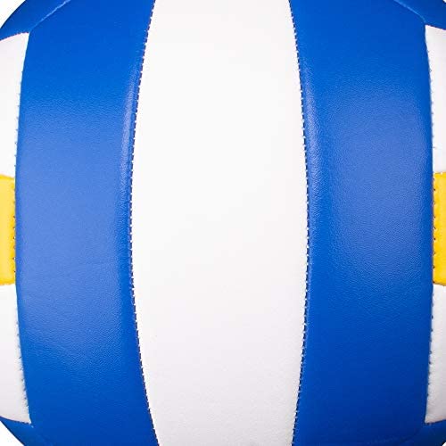 Senston Soft Volleyball - Waterproof Indoor/Outdoor for Beach Play, Game,Gym,Training Official Size 5 blue - BeesActive Australia