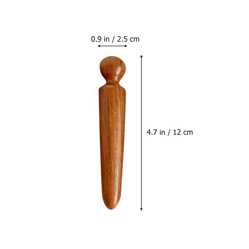 Beavorty 3Pcs Wooden Reflexology Sticks Foot Hand Massage Wooden Stick Tools Thai Face Neck Back Waist Massager Trigger Points - BeesActive Australia