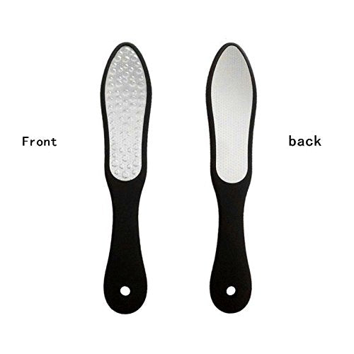 ZEERKEER Foot File Double Sided Pedicure Tool for Dry and Wet Feet, Stainless Steel Colossal Pedicure Foot Rasp Dead Skin and Callus Removal Scraper for Extra Smooth and Beauty Foot - BeesActive Australia