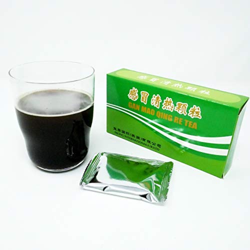 GinSen Gan Mao Qing Re Natural Immunity Booster Tea, Relieves Cold, Fever, Flu, Cough, Headache, Sore Throat, Remedy - 10 Sachets - BeesActive Australia