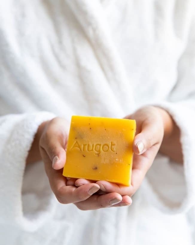Arugot Organic (USDA Certified) Fresh And Happy Bar Soap, Made In Israel Premium All Natural Climate Friendly - Bath & Body Wash, Cleans & Hydrates Skin - Moisturizing Facial Cleanser - BeesActive Australia