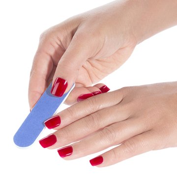 Iridesi Professional Mini Blue Finger Nail Files 120/240 Washable Emery Boards 3-1/2 Inches Long Fingernail Files Per Pack (100) - BeesActive Australia