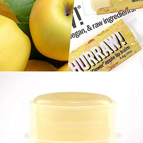 Hurraw! Ahiflower Apple Lip Balm, 2 Pack: Organic, Certified Vegan, Cruelty and Gluten Free. Non-GMO, 100% Natural Ingredients. Bee, Shea, Soy and Palm Free. Made in USA - BeesActive Australia