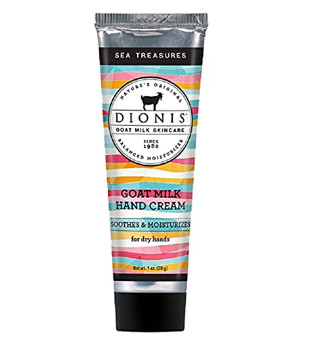 Dionis - Goat Milk Skincare Sea Treasures Scented Hand Cream (1 oz) - Set of 4 - Made in the USA - Cruelty-free and Paraben-free - BeesActive Australia