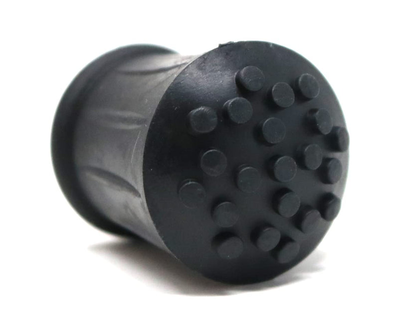 fiXte Heavy Duty Replacement Walking Stick Cane Crutch Hiking Pole Rubber End Ferrule Black 19mm (4) 4 - BeesActive Australia