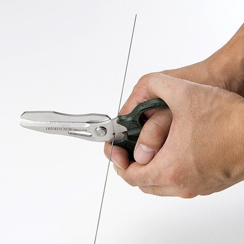 ENGINEER PH-55 Multi-Function, 160mm Compact Scissors, Electrician Scissors, with 4-in-1 Combi Blade - cuts Carpet, Leather, Solid Copper Wire, Insulated cable, CDs, Thick Rope & More. Made in Japan Single - BeesActive Australia