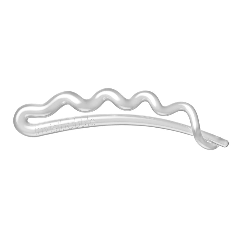 Invisibobble Waver Traceless Strong Hold Hair Clip, Crystal Clear, White, 0.05 kg - BeesActive Australia