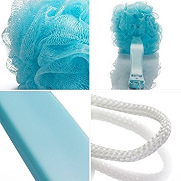 Veewon Bath Brush Back Scrubber Shower Body Brushes with a Long Handle (Blue) Blue - BeesActive Australia