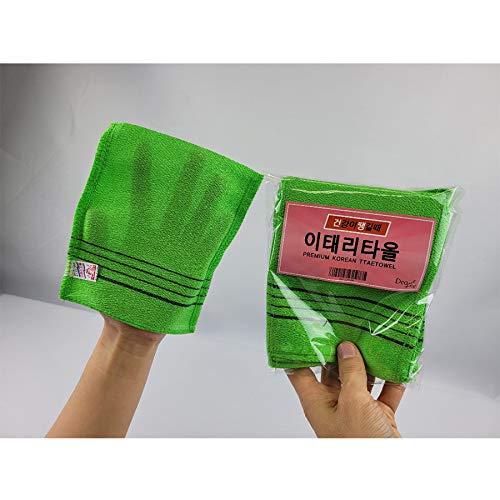 Exfoliating Bath Mitten Remove Dead skin Body Scrub Korean Style Bathing Washcloth Italy Towel - BeesActive Australia