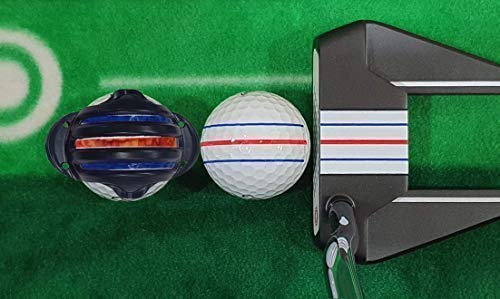 Triple Golf Ball Liner Alignment Tool, Golf Ball Marker Tool for a Better Alignment. 2 pens Included - Triple Golf Ball Liner Compatible with Golf putters - BeesActive Australia