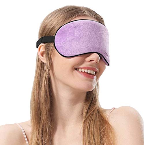 Aroma Season Heated Eye Mask for Blepharitis Warm Eye Compress for Dry Eyes (Purple) Purple - BeesActive Australia