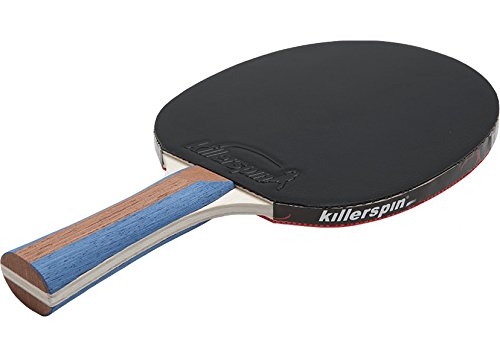 [AUSTRALIA] - Killerspin JET Set 2 Table Tennis Paddles and Ping Pong Balls, 2 Ping Pong Paddles and 3 Ping Pong Balls, Great for Beginners and Kids, Table Tennis Racket with Wood Blade, Jet Basic Rubber Grips Ping Pong Balls – Red & Black 