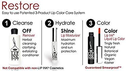 LIP INK Organic Vegan 100% Smearproof Liquid Lipstick - Sky Red - BeesActive Australia