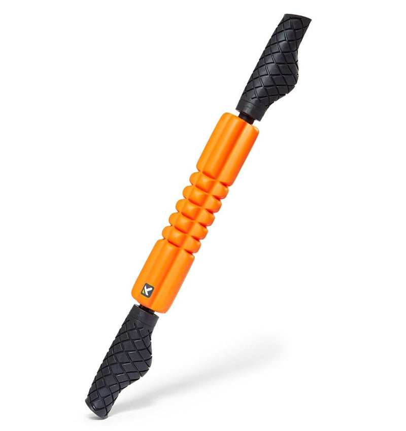 TriggerPoint Performance Grid STK Hand-Held Foam Roller, Handheld Foam Roller, Massage Roller, Muscle Roller Stick, Orange, 24''/53cm Regular Density - BeesActive Australia