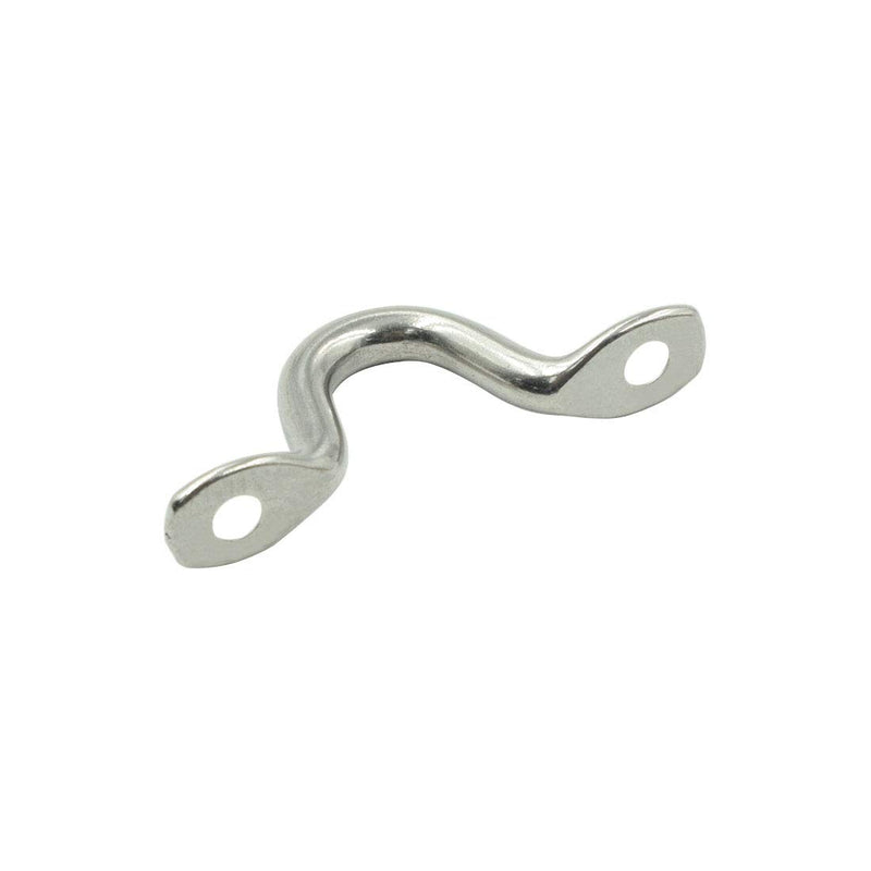 [AUSTRALIA] - Hxchen 20Pcs M5 316 Stainless Steel Bimini Boat Top PAD Eye, Eye Straps, Tie Down, Kayak Deck Loops, Tie Down Anchor Point, footman's Loop for Kayak Canoe Rigging 