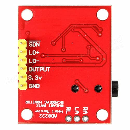 UMTMedia® AD8232 ECG Heart Monitor Measurement Kit Sensor Module Pulse Single Lead for Arduino - BeesActive Australia