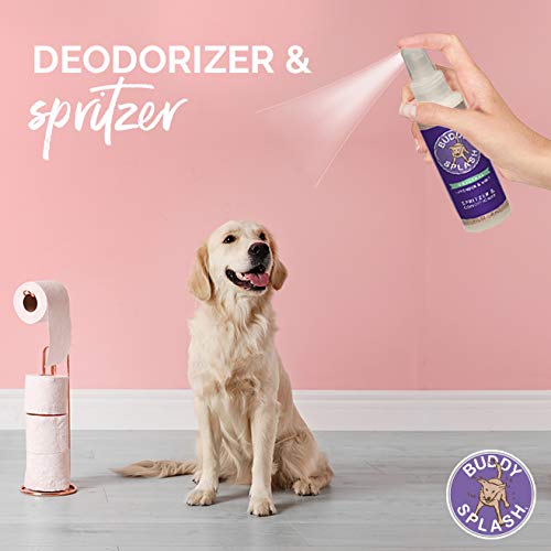 Buddy Splash Dog Deodorizer & Dog Conditioner, Easy Spray-On Formula for Grooming Lavender & Mint 16 Fl Oz - BeesActive Australia