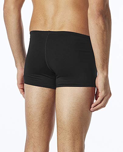 TYR Sport Men's Square Leg Short Swim Suit 36 Black - BeesActive Australia