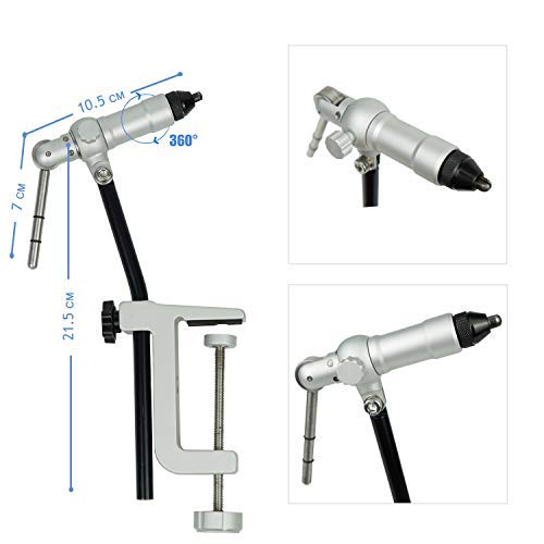Riverruns Quality Rotary Fly Tying Vise Fly Tying Tools Fly Tying Materials Aluminum Fly Tying Vise - BeesActive Australia