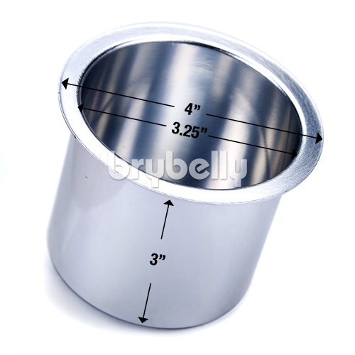 [AUSTRALIA] - Brybelly Vivid Cup Holders Silver 
