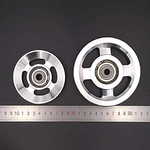 Universal Aluminium Alloy Bearing Pulley Wheel Gym Accessory Diameter 90mm&115mm 2 Size for Fitness Equipment ??90mm - BeesActive Australia