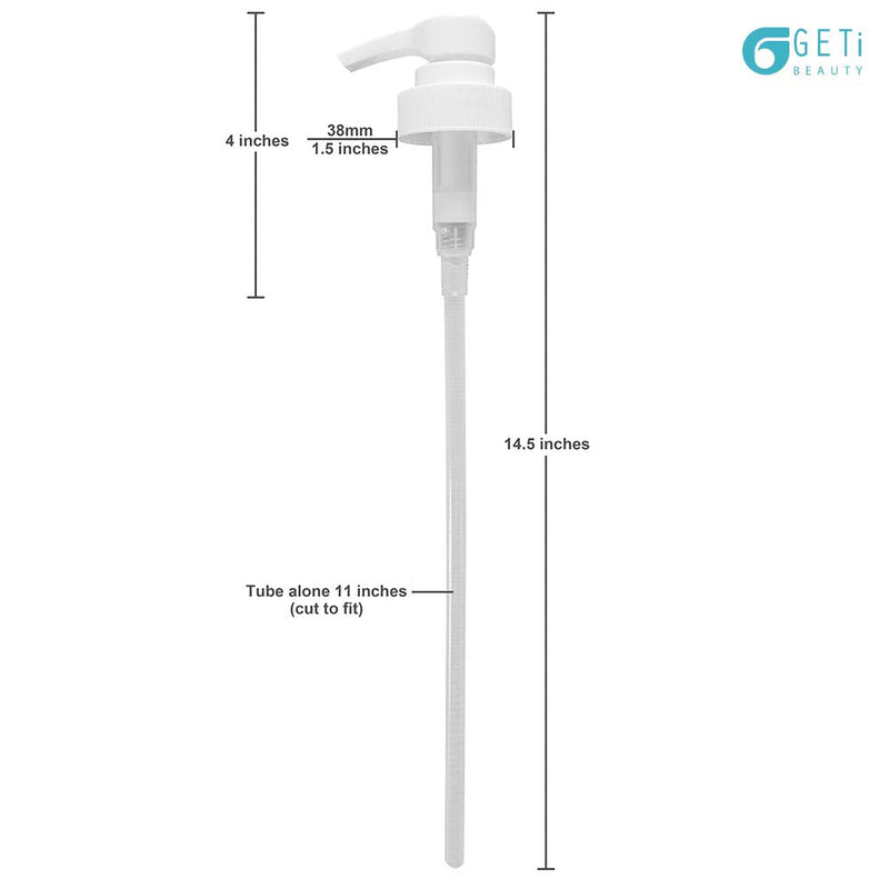 GETi Beauty SalonTop – 1-Pack Gallon - 128 oz Liquid Pump Dispenser – Fits Most Shampoo and Conditioner Jugs Bottles – Ideal use with Hand Sanitizer at Office, Salon or Home - 38/400 - 4cc 1 Pack - BeesActive Australia