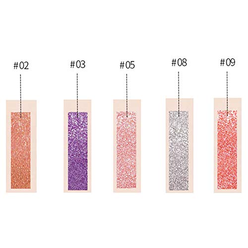 Edanta Eyeshadow Shimmer Liquid Eyeshadows Glitter Eye Shadow Long Lasting Waterproof Eyes Professional Makeup High Pigmented Shadow for Women and Girls Pack of 1 (Pink 5) Pink 5 - BeesActive Australia