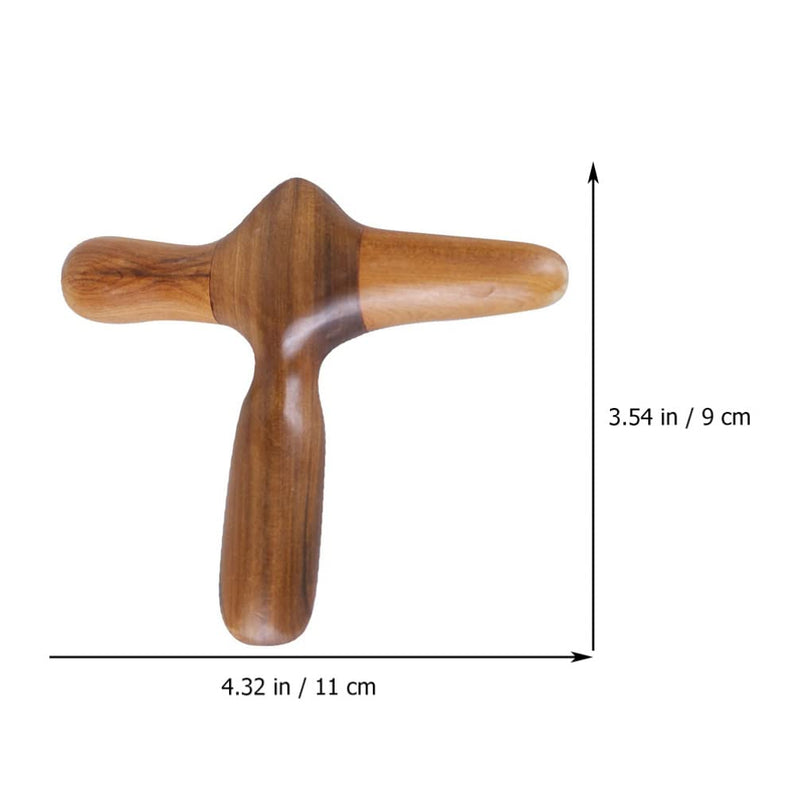 Lurrose Thai Massage Tools Wooden Stick Massager Acupuncture Point Tool Chinese Health Baoding Fitness Balls Health Exercise Stress Balls for Men Women - BeesActive Australia