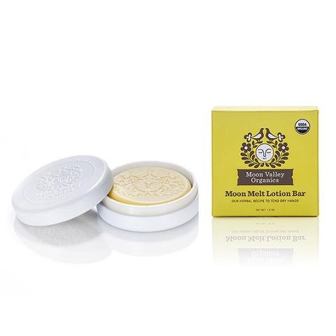 Moon Valley Organics Gift Set with Moon Melt Lotion Bar, Lip Balm & Eczacalm - BeesActive Australia