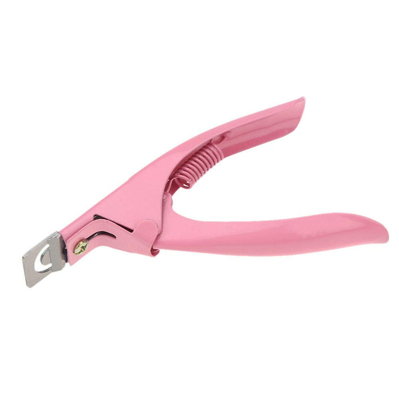 Pink Nail Clipper Manicure Tool Acrylic Gel False Nail Clipper/Edge Cutter Tips Nail Professional by Boolavard TM - BeesActive Australia