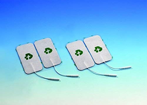 TESMED Electrode Pads for TENS and EMS Stimulation Devices with 2 mm Plug Connection, Self-Adhesive, Pack of 16 (8 Electrodes with 50 x 50 mm, 8 Electrodes with 50 x 100 mm) 16 Stück (50x50mm, 50x100mm) - BeesActive Australia