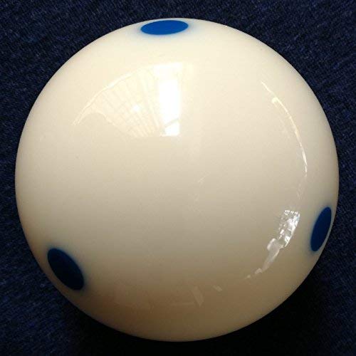 Loto AAA-Grade PRO Cup Standard Pool-Billiard Cue Ball with 6 Dots (2-1/4'', 6 oz) Blue - BeesActive Australia