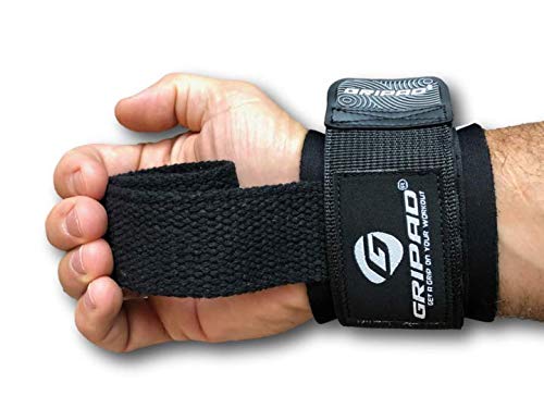 Gripad Weight Lifting Straps with Wrist Support - Wrist Straps for Weightlifting - Superior Deadlift Straps and Workout Wrist Wraps for Deadlifting in Gym - Ideal Lift Straps for Powerlifting - BeesActive Australia