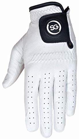 Strike Golf Five-Pack (5pk) All-Leather White Soft Cabretta Leather Men's Golf Gloves Small Left Glove (for Right-Handed Golfer) - BeesActive Australia