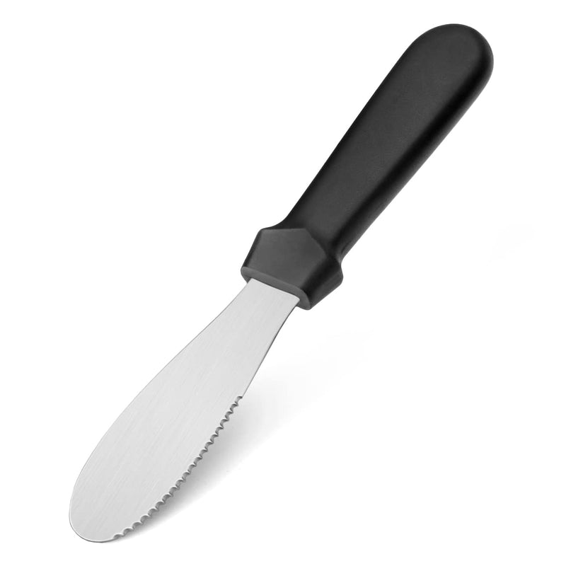 New Star Foodservice 43013 Plastic Handle Butter Spreader, 8.75-Inch, Black, Set of 4 - BeesActive Australia