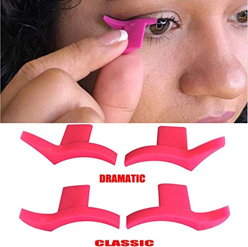 Lucktao Lazy Eye Shadow Applicator Silicon wing eyeliner Eyeshadow Stamp Crease (classic) classic - BeesActive Australia