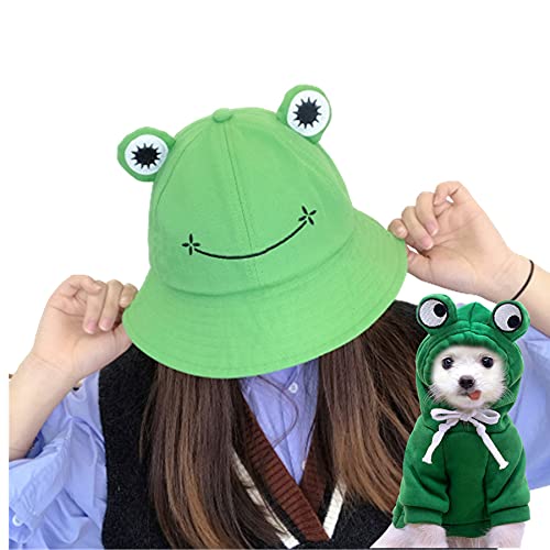 Frieyss Cute Green Dog Hoodie Clothes Costume Dog Fleece Sweater for Dogs Puppy Coat Dog Warm Clothe X-Large - BeesActive Australia