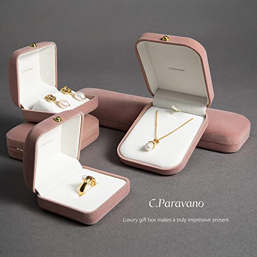 C.Paravano Hoop Earrings for Women | 925 Sterling Silver or 18K Gold Plated Hoop Earrings | Huggie Earrings for Women | Lightweight Hoops | Hypoallergenic Earring for Women EARRING_39_VIOLET - BeesActive Australia