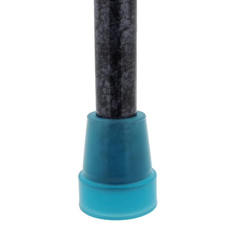 2Pcs: 19mm 3/4" Glow Blue in The Dark Rubber Ferrules for Walking Sticks - by Lifeswonderful - BeesActive Australia