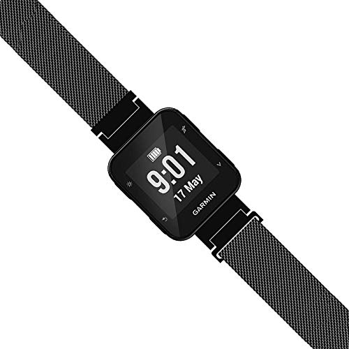 [AUSTRALIA] - LeiOu Steel Mesh Strap Compatible with Garmin Forerunner 35 Band Small (5.0-7.0inch) Rose Gold 