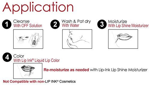 LIP INK 100% Smearproof Trial Lip Kits, Rust - BeesActive Australia