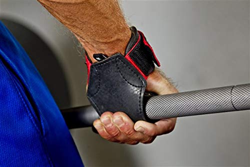 Schiek Sports Model 1900 Ultimate Grip Weight Lifting Straps - Pink Blue Large - BeesActive Australia