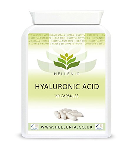 Hyaluronic Acid 100mg | Supports Healthy Connective Tissue and Joints | Natural Moisturiser for Radiant Skin | 60 Capsules | Vegan Friendly - BeesActive Australia