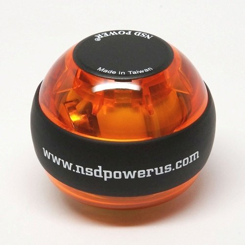 NSD Power Essential Spinner Gyro Hand Grip Strengthener Wrist Forearm Exerciser Amber - BeesActive Australia