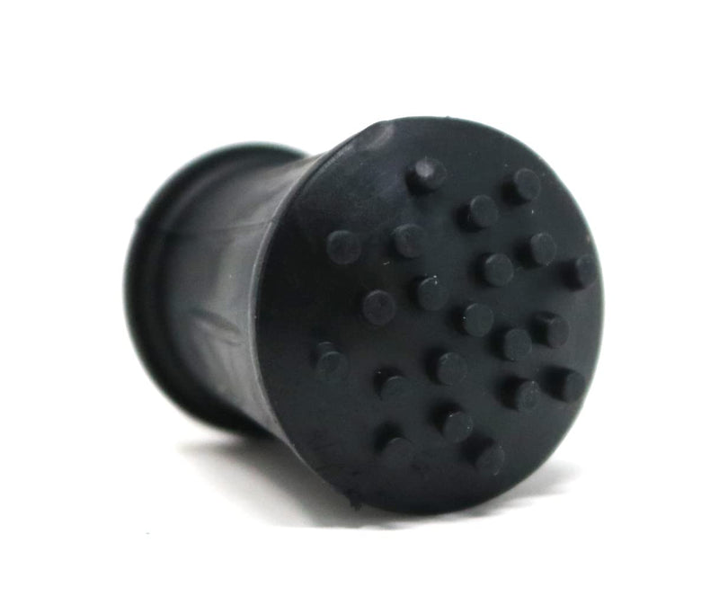 fiXte Heavy Duty Replacement Walking Stick Cane Crutch Hiking Pole Rubber End Ferrule Black 16mm (2) 2 - BeesActive Australia
