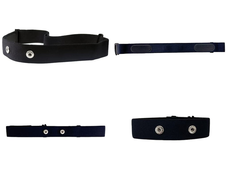 Heart Rate Monitor Soft Chest Strap Replacement Belt Size S-XL. Fits: Garmin HRM Dual, Wahoo TICKR, Polar H7, Peloton, CARDIOSPORT - BeesActive Australia