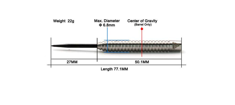 CUESOUL Tungsten Steel Tip Darts- Precise Barrels 18 19 21 24 Grams 22 Grams - BeesActive Australia