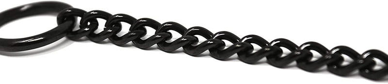 Herm Sprenger Black Stainless Steel Choke Dog Training Collar No-Pull Slip Chain for Small Medium Large Dogs for Easy Control Show Chain Collar Made in Germany 2mm 16in (40cm) - BeesActive Australia