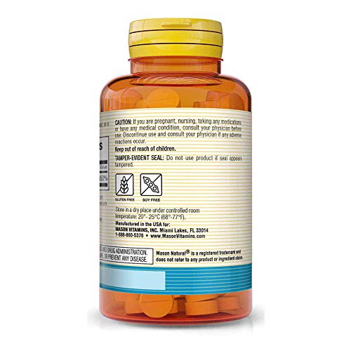 Mason Natural Zinc 50 mg, 100 Tablets - BeesActive Australia