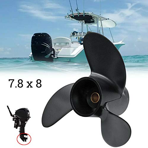 Boat Propeller 7.8x8 for Mercury Outboard Motors 2-Stroke 5HP 48-812950A02 /Tohatsu/Nissan 4HP 5HP 6HP 3R1-W64516-0 3R1W645160M - BeesActive Australia